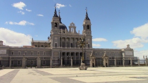 View of Cathedral from Royal Palace Courtyard